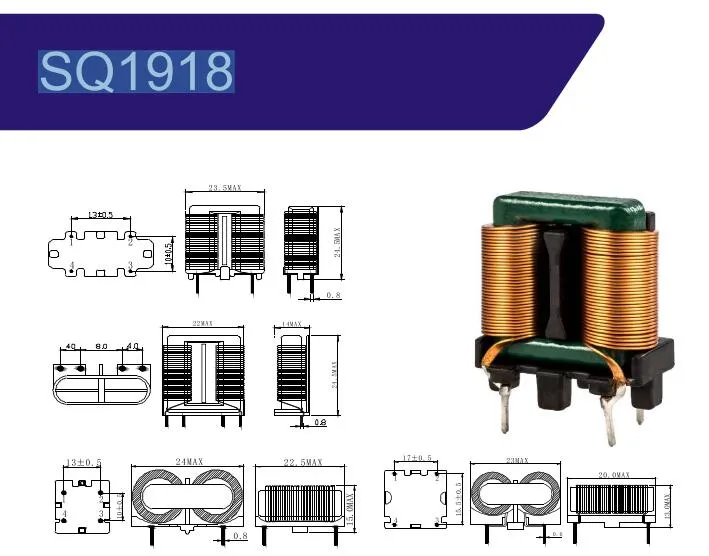 Induttore di stretta di corrente comune ad alta corrente per inverter di potenza