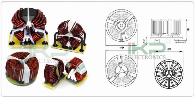 IKP Electronics progettato 4-fase Toroidale Nanocristalline Core Common Mode Power Line Choke Coils