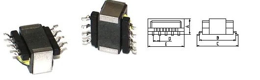 Trasformatore ad alta frequenza SMD Er 14.5 complesso RoHS